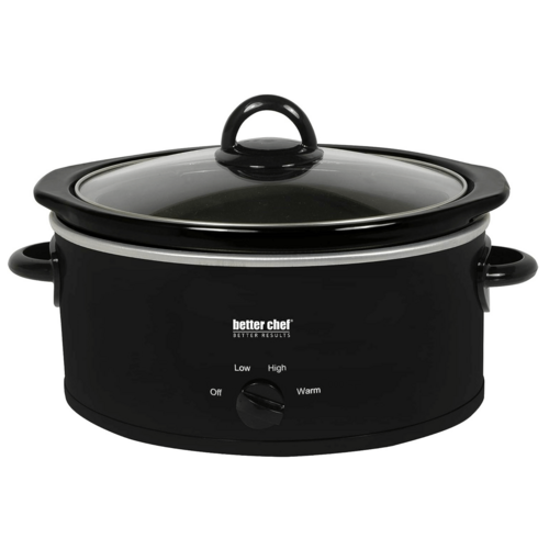 Better Chef 3-Quart Slow Cooker with Removable Crock - REFURBISHED