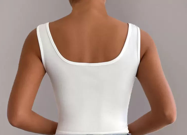 Sweetheart Sleeveless Corset Style Tank