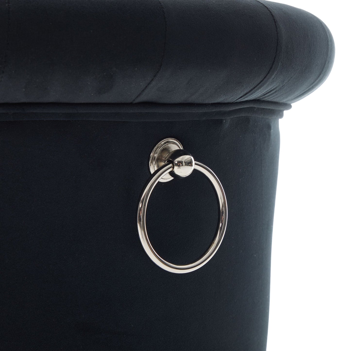 Velvet Bar Stool Set Adjustable Swivel Bar Stools with Silver