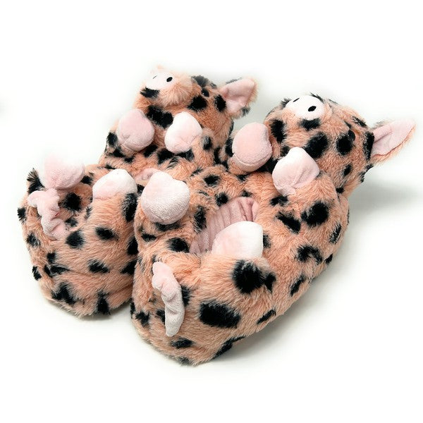 Pig Belly Kids' Cute Plush Animal Slippers