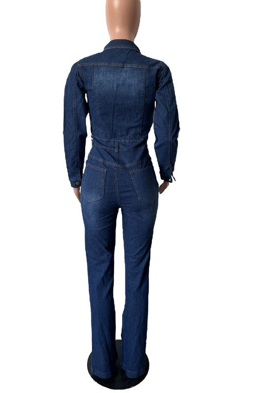 DENIM SEXY JUMPSUIT
